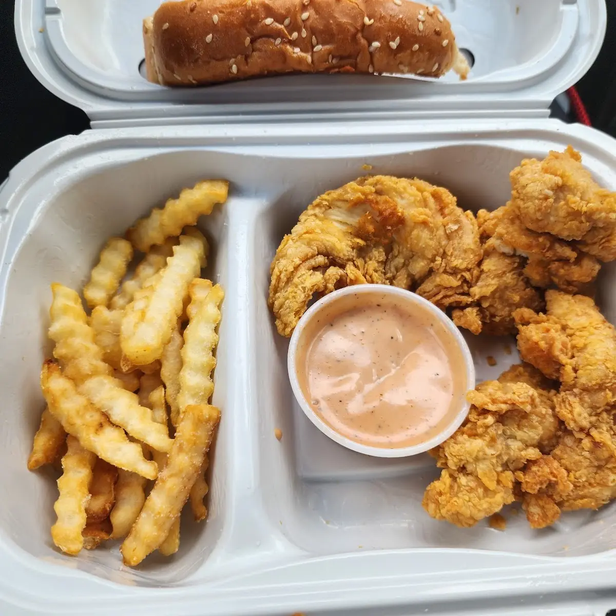 Three Piece Chicken Tender Basket