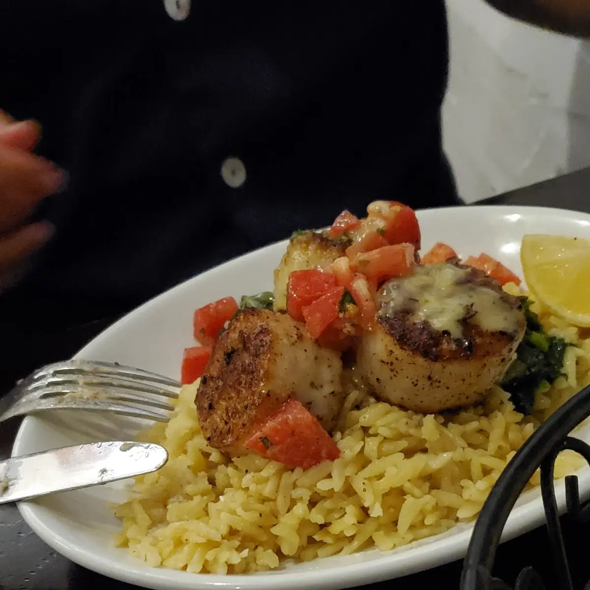 Scallops with Mixed Vegetables