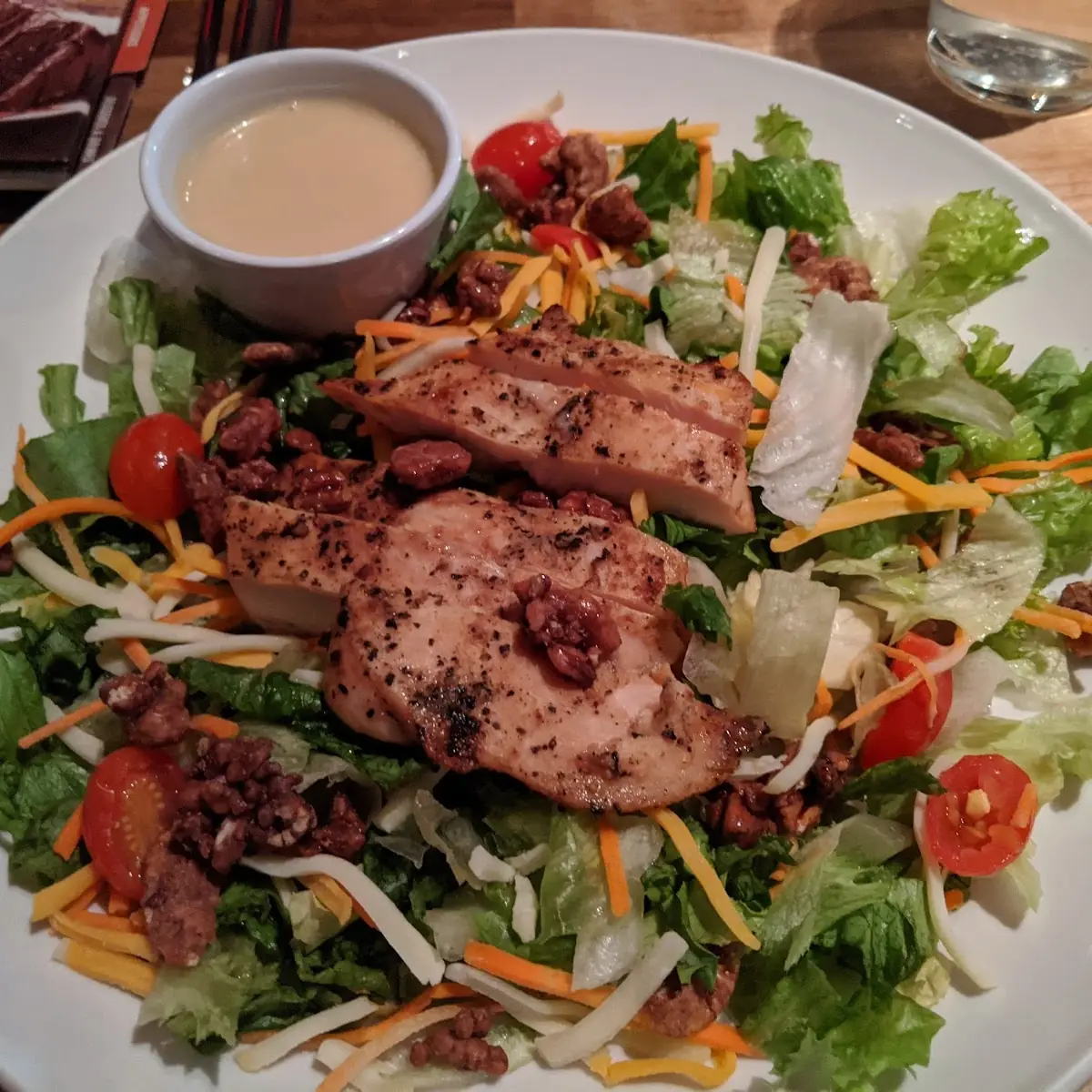 Grilled Chicken Pecan Salad