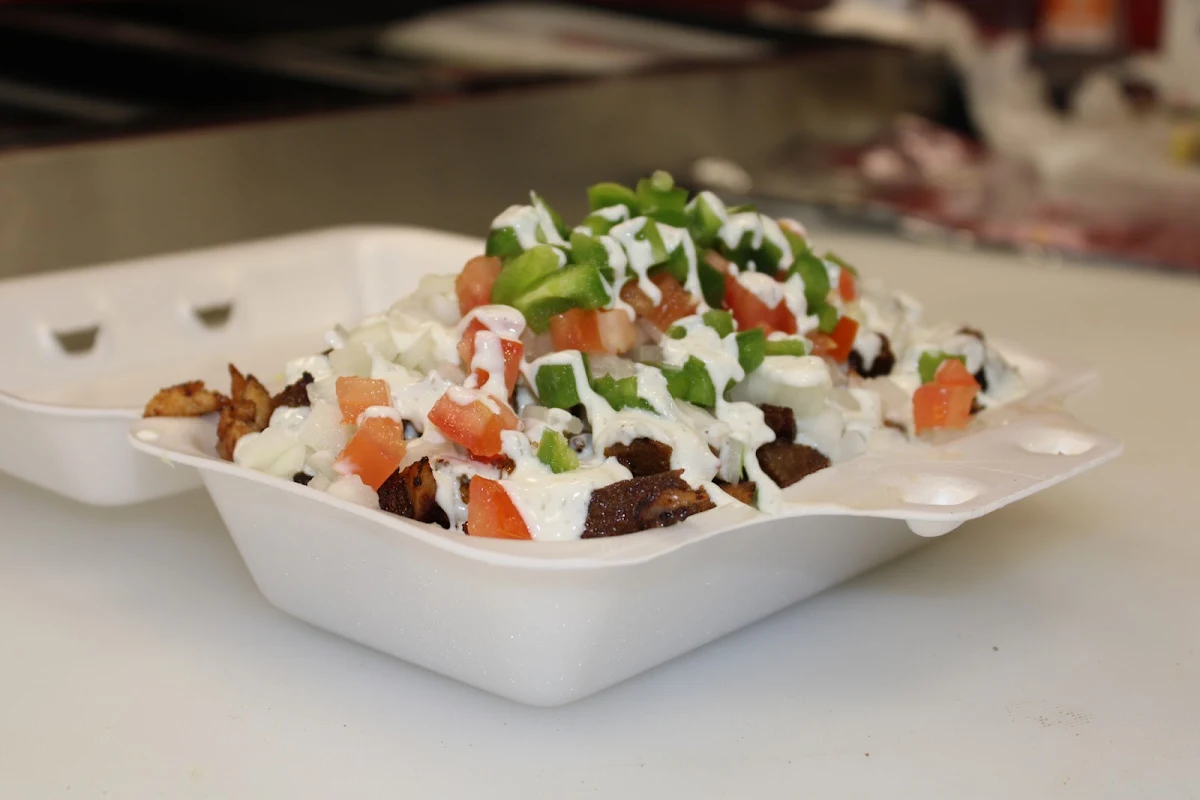 Chicken Donair Salad, PrimeTime Donair & Poutine