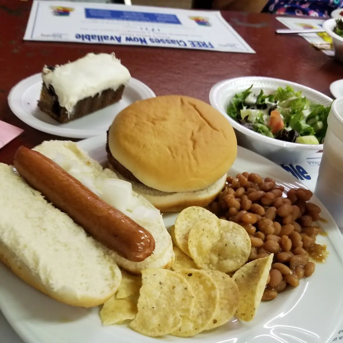 Hot Dog Hamburger Baked Bean S Taco Chips Community Dinner Jul 19 the Monthly Offering
