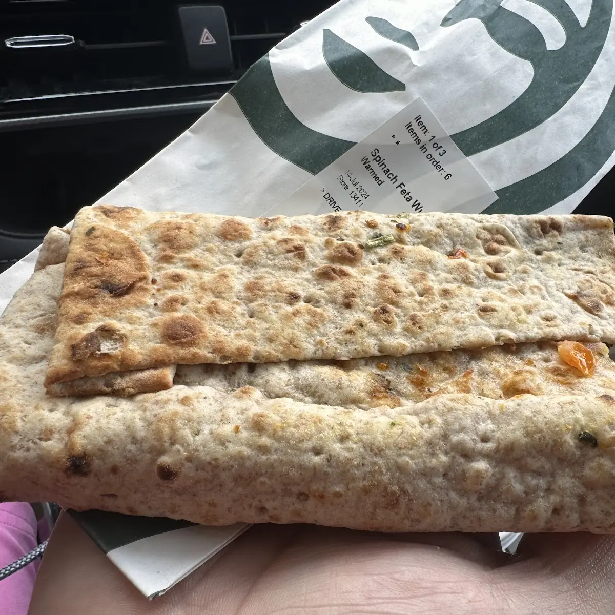 Spinach Feta Wrap