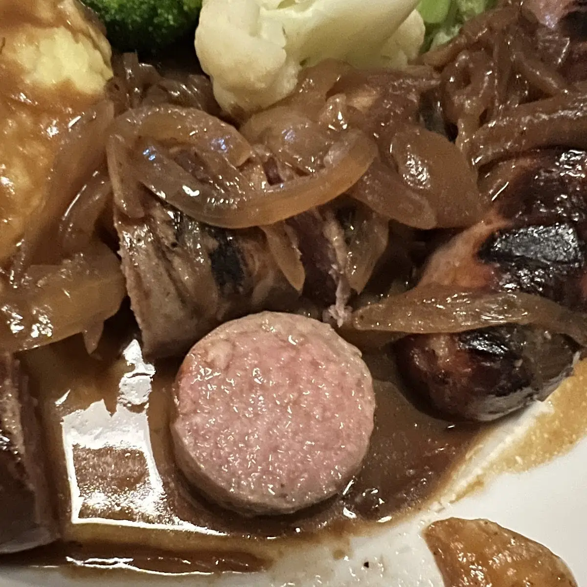 Bangers and Mashed Potatoes and Gravy