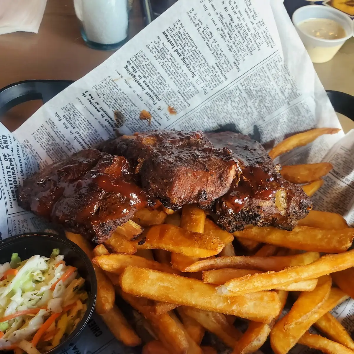 Ribs and French Fries
