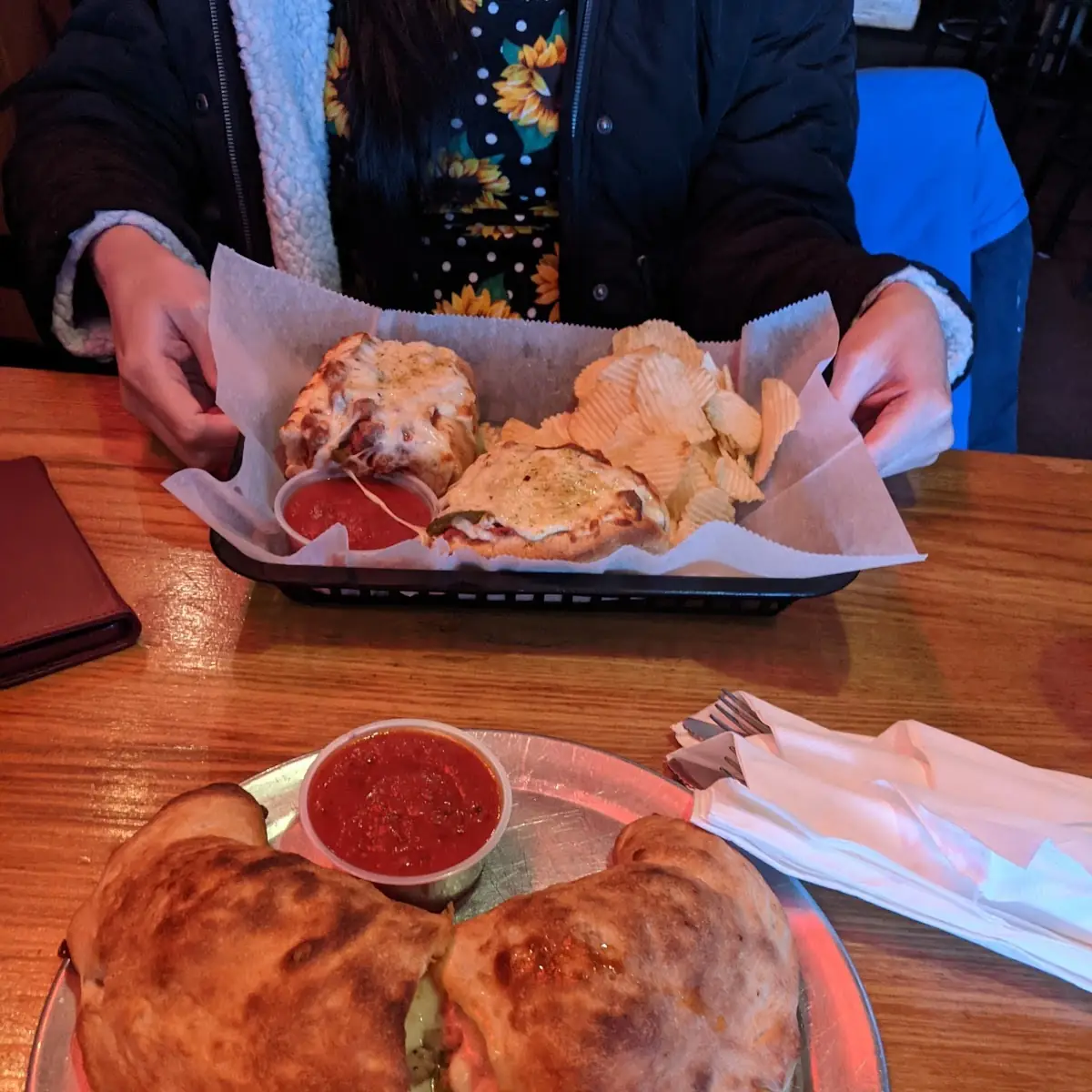 Fresh Baked Dough Stuffed with Mozzarella Cheese