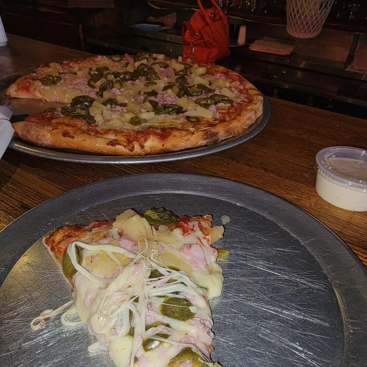 Hawaiian Pizza with Jalapenos