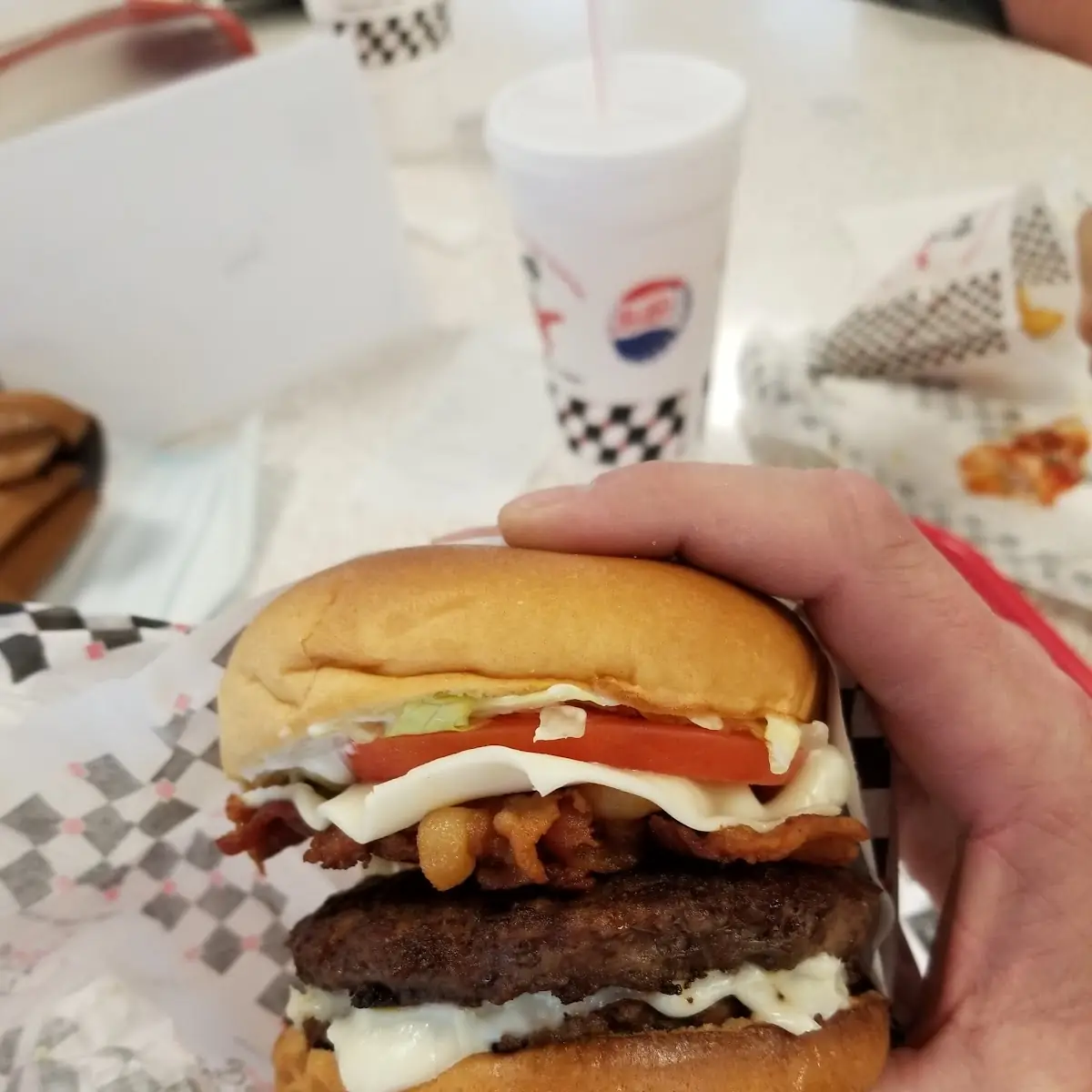 Bacon & Swiss Double