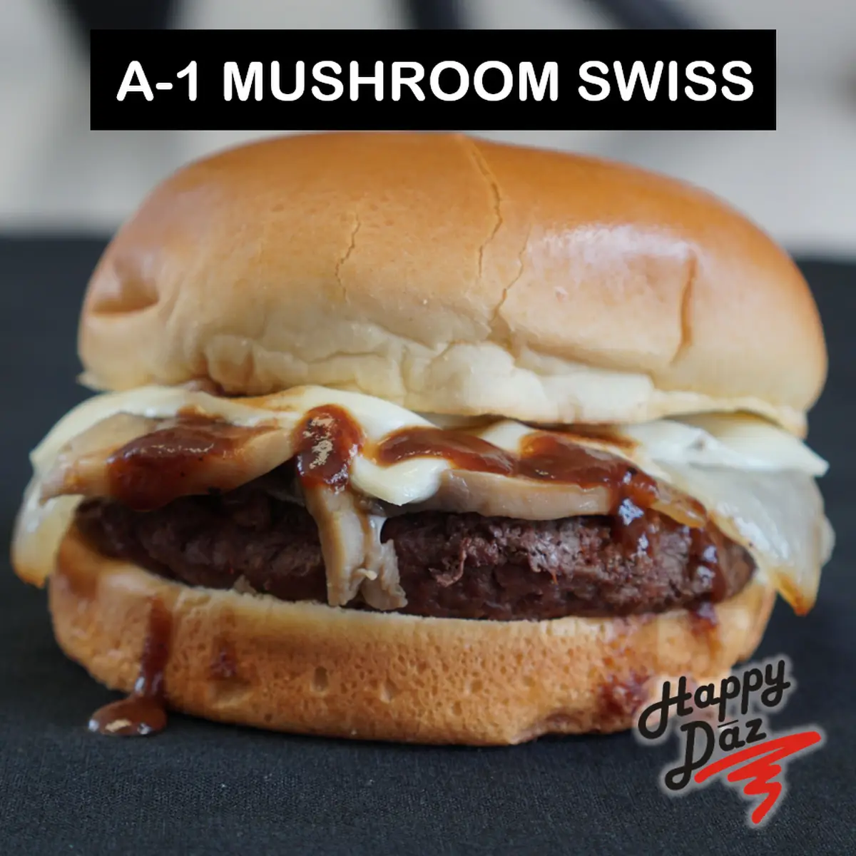 Mushroom Swiss Burger Combo