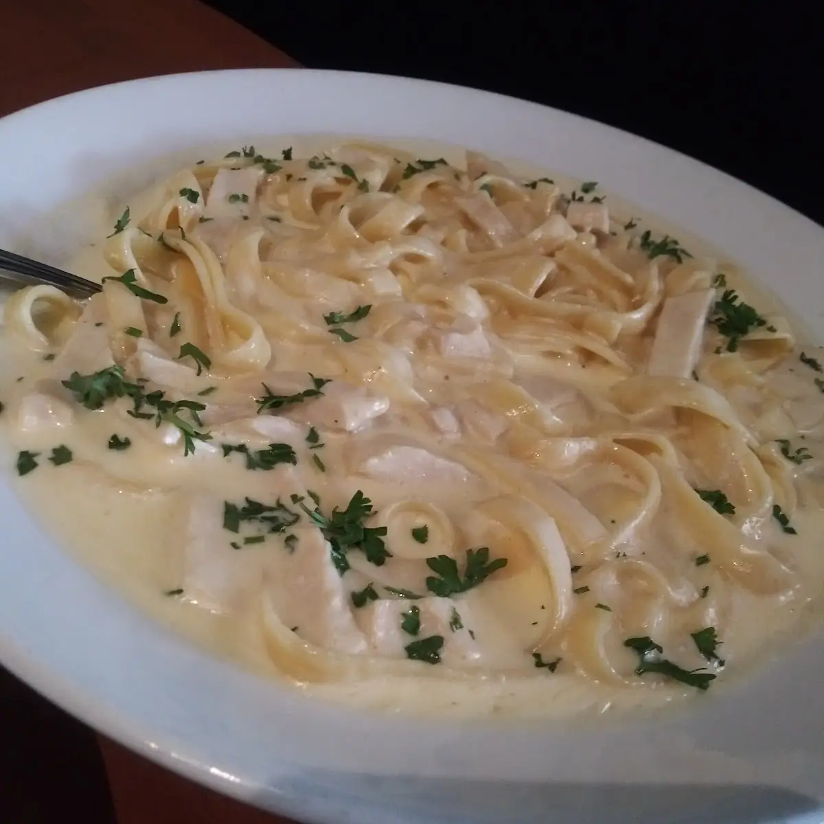 Chicken Fettuccine Alfredo