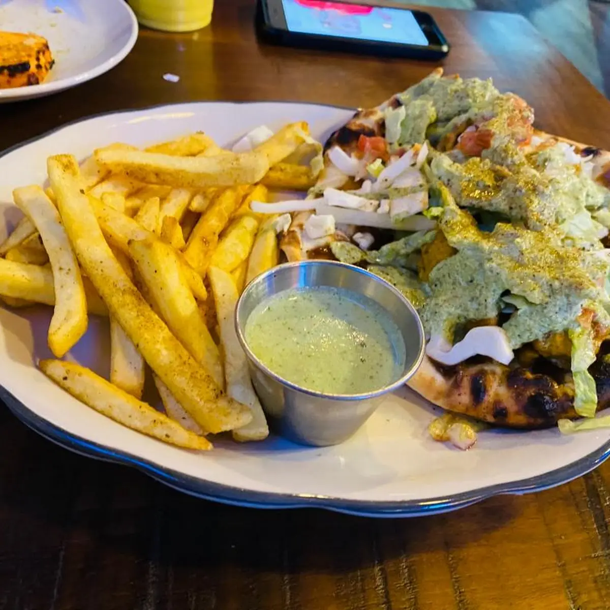 Achari Chicken Taco