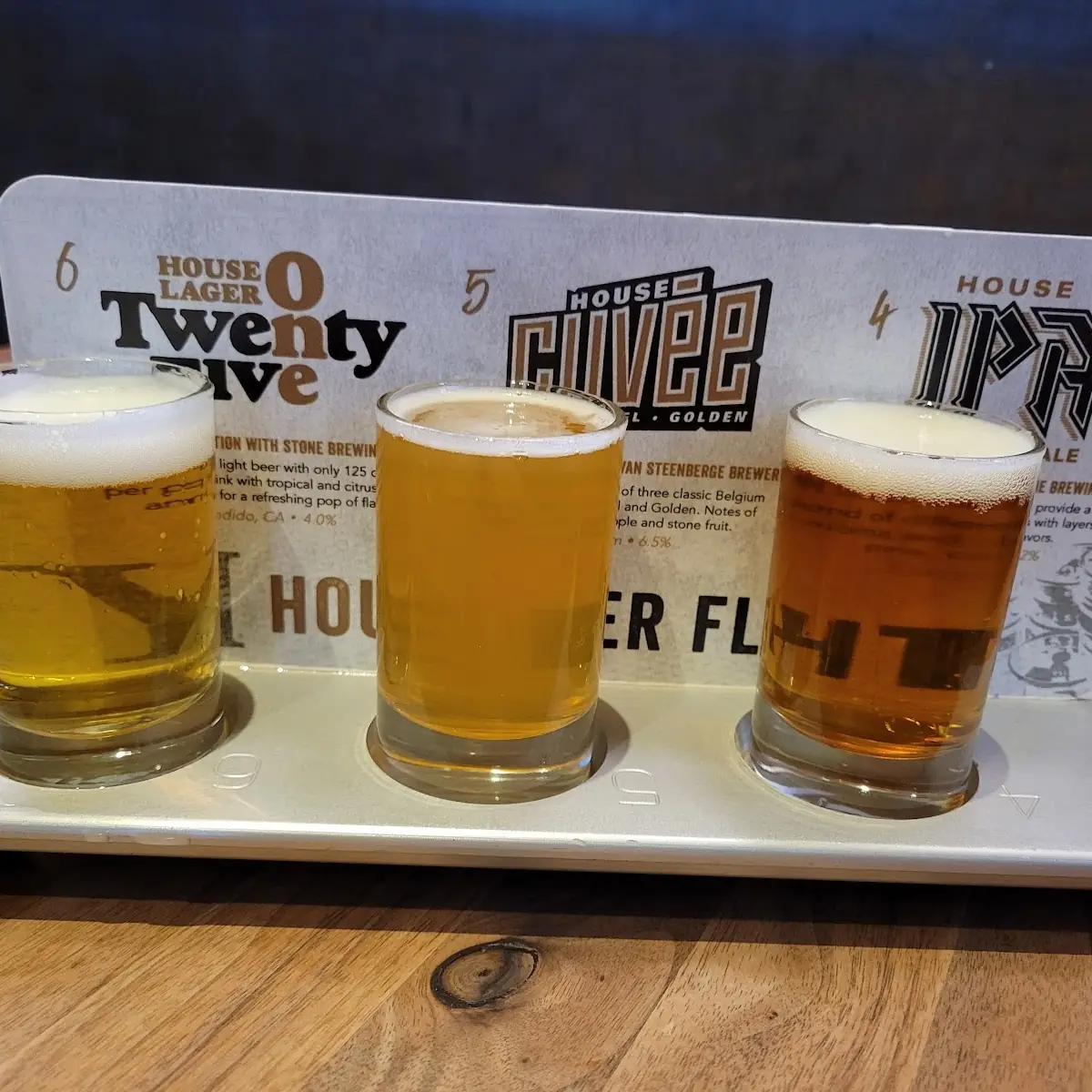 House Beer Flight