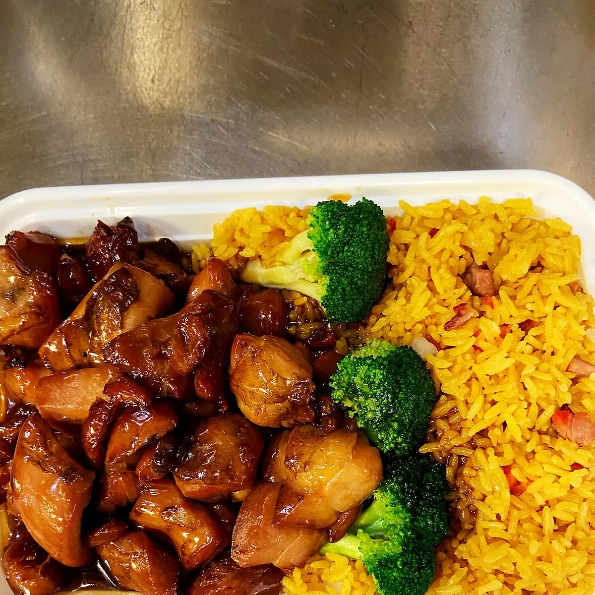 Orange Chicken Combo Dinner