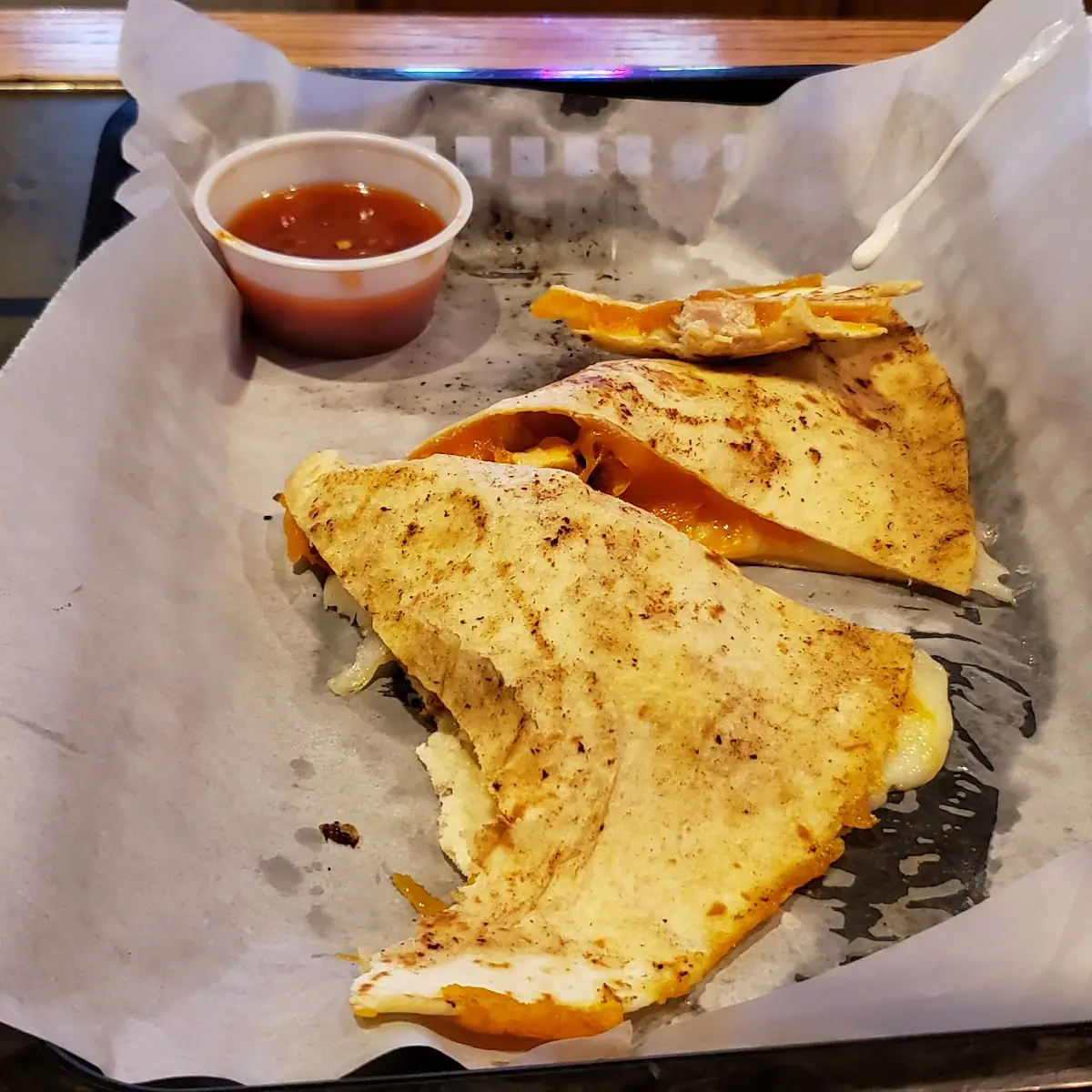 Grilled Chicken Quesadilla