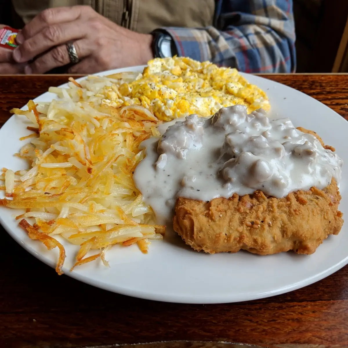 Chicken Fried Steak and Eggs