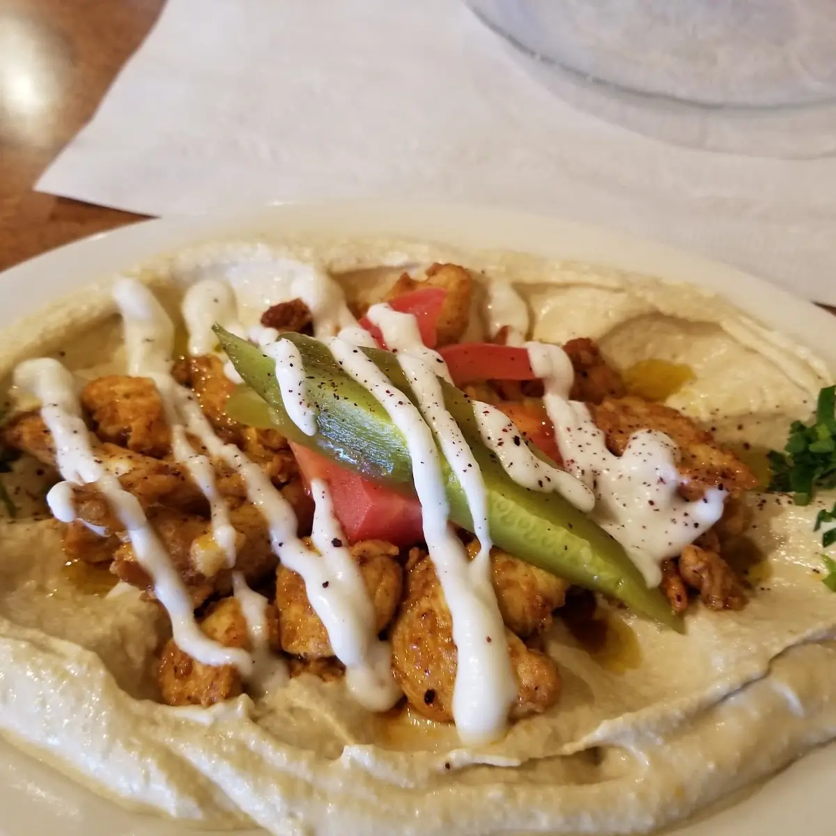 Hummus with Shawarma