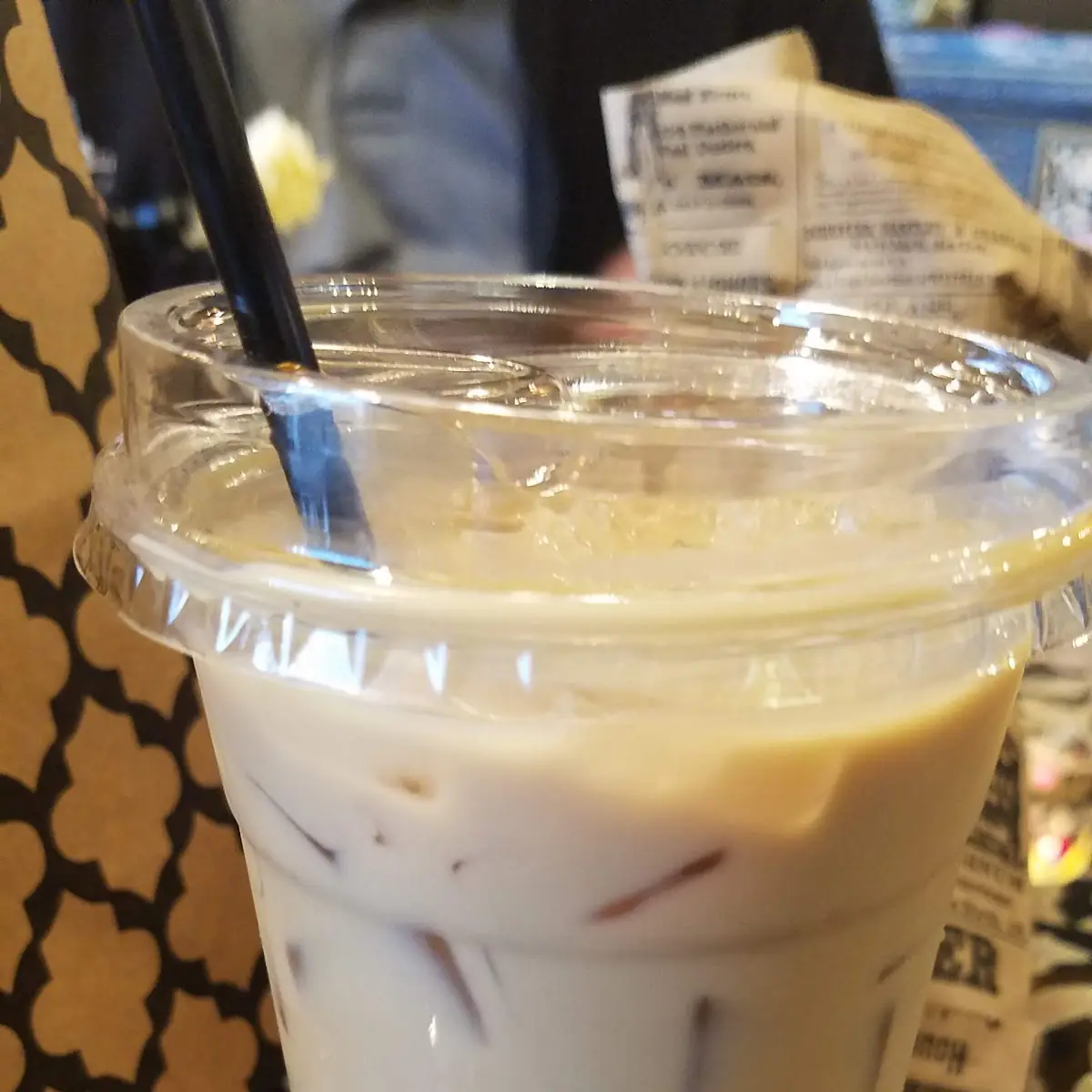 Iced Caramel Latte