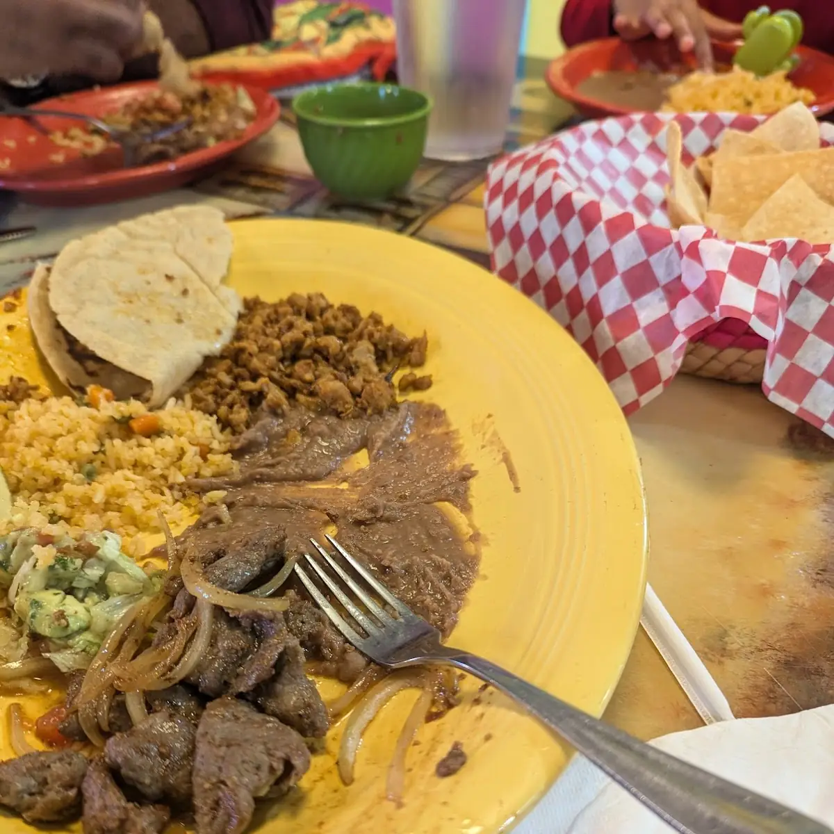 Al Pastor and Beef Combo Plate