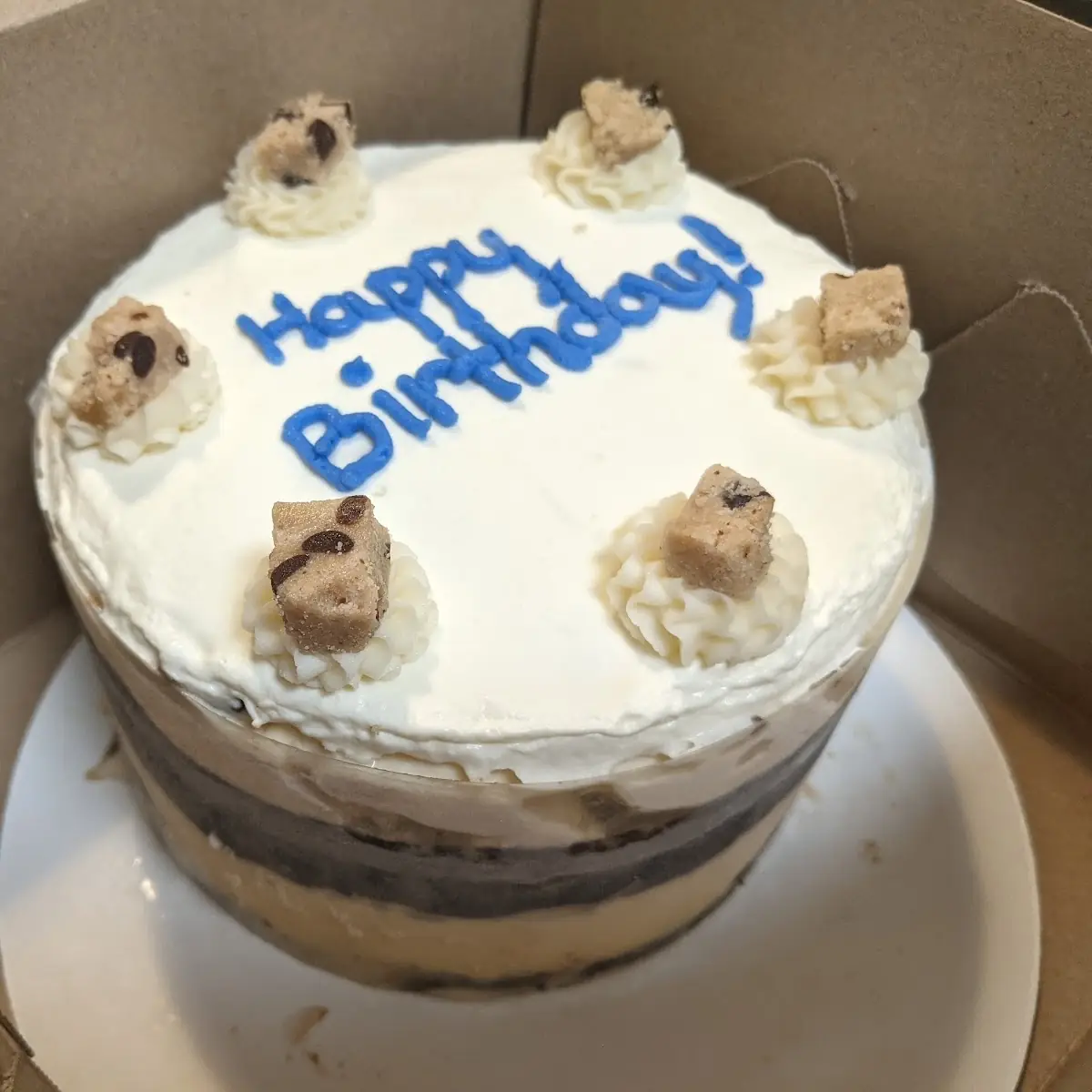 Chocolate Chip Cookie Ice Cream Cake