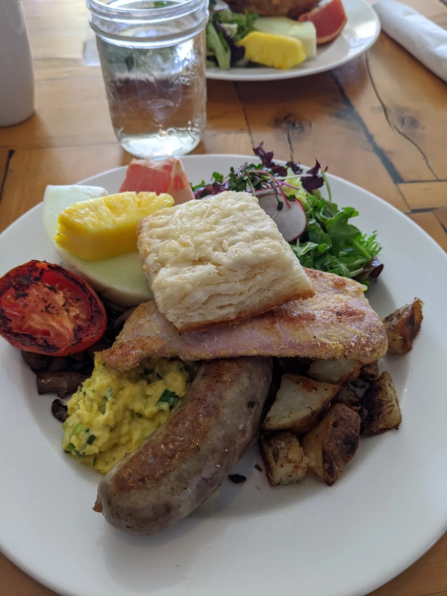 Pork Souvlaki Sausage Duo, The Flying Chestnut Kitchen