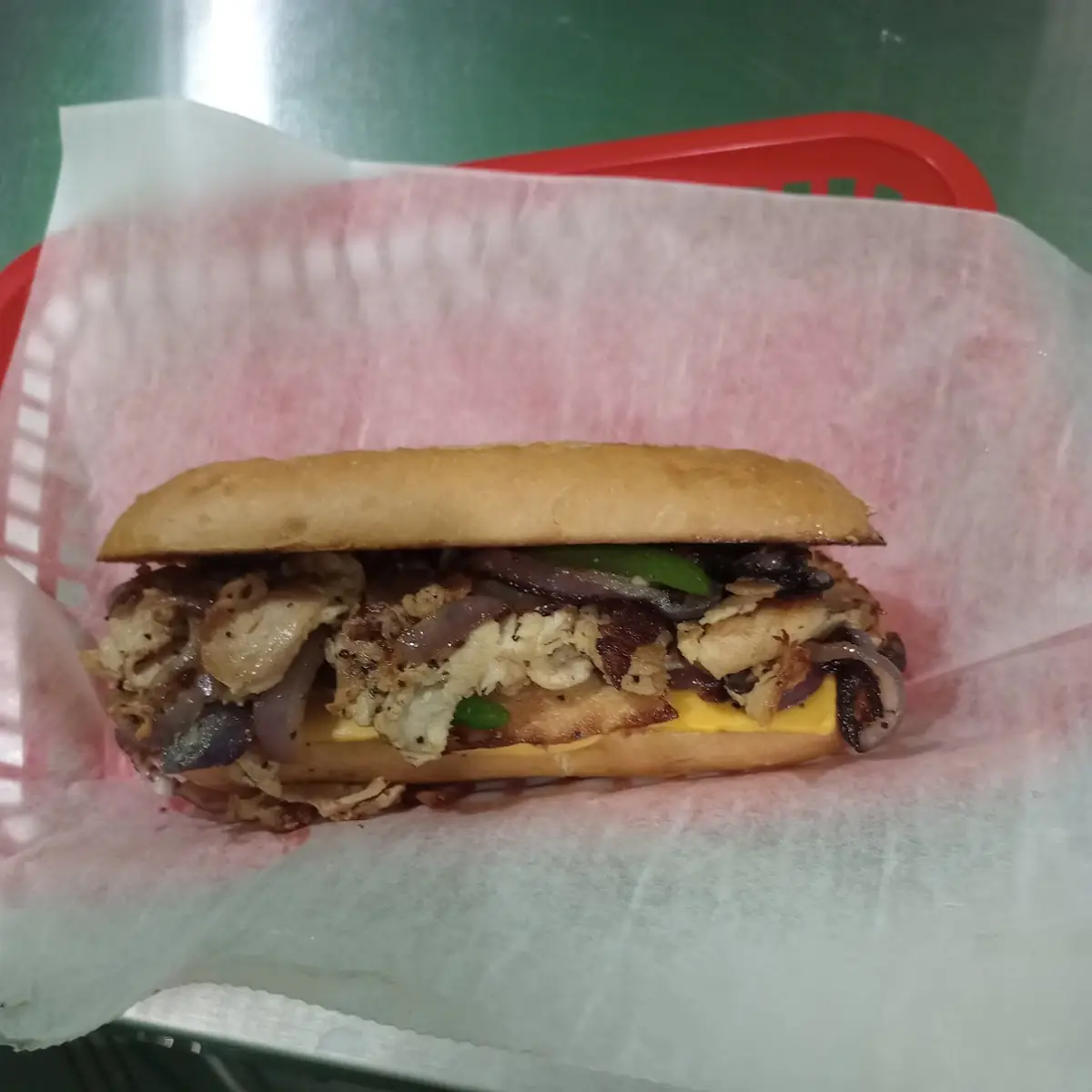 Chicken Cheesesteak Sandwich