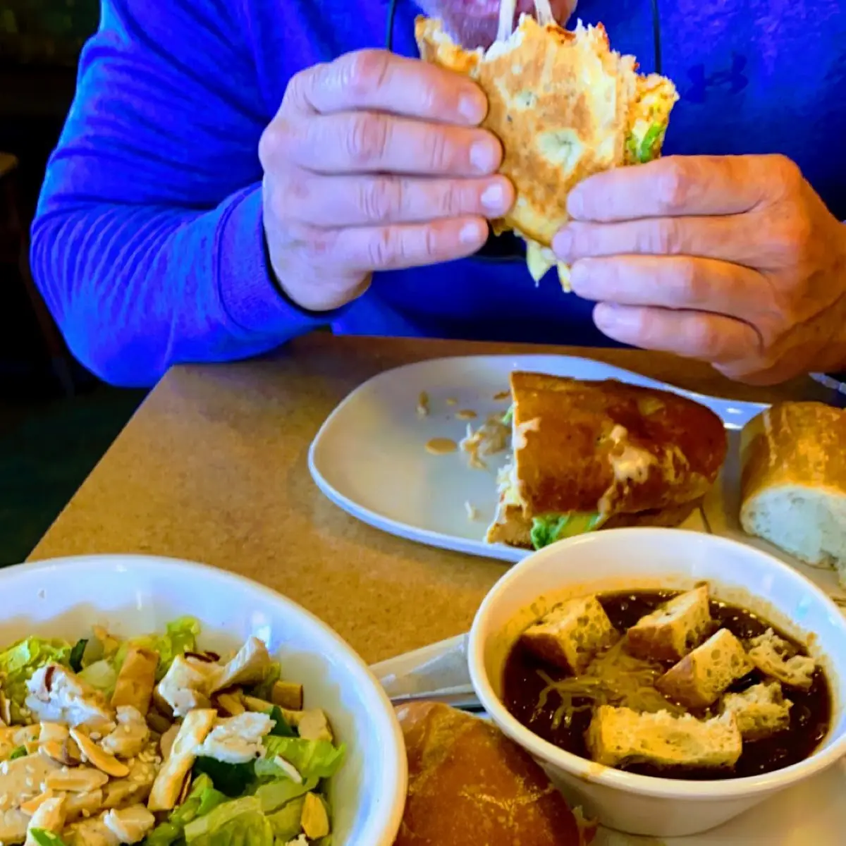 French Onion Soup and Salad Combo