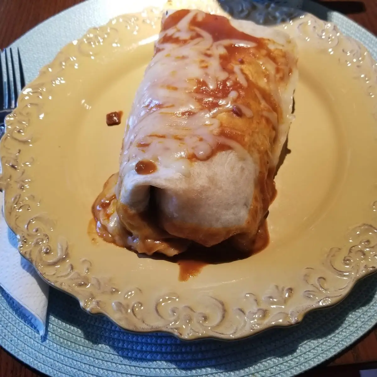 Rice Beans and Cheese Burrito