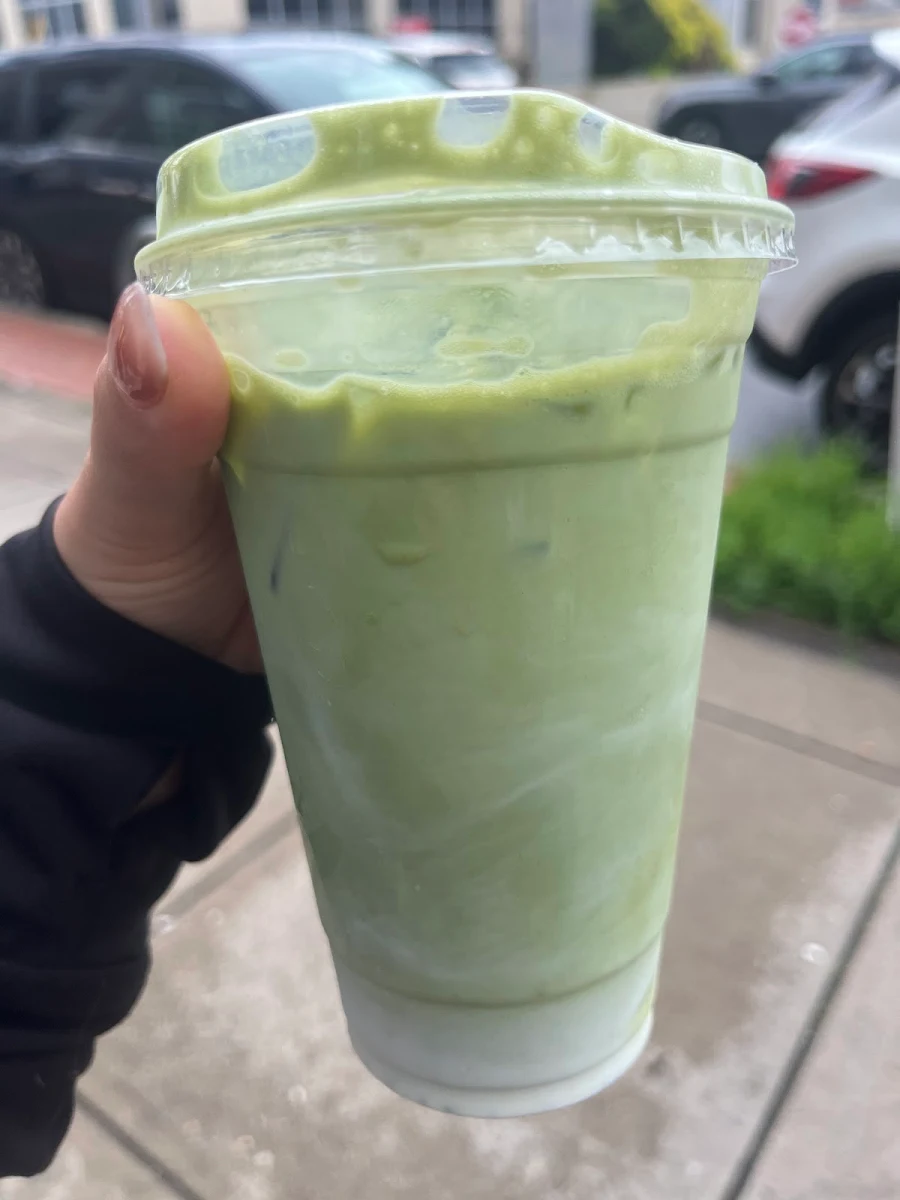 Iced Green Tea Latte