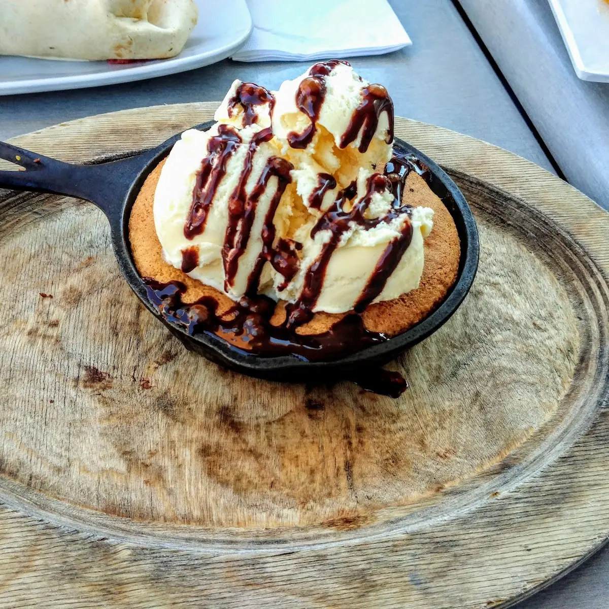Freshly Baked Cookie with Ice Cream