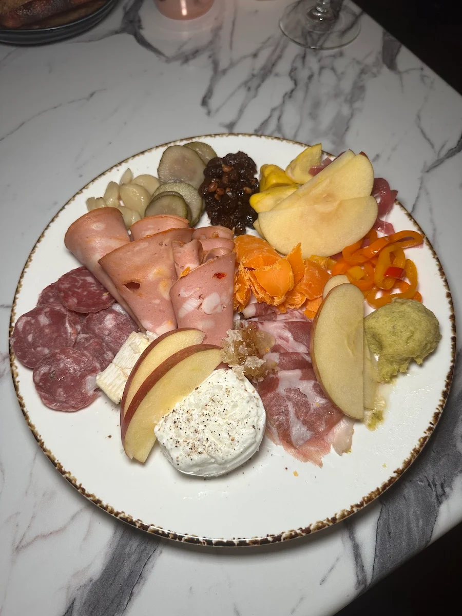 Charcuterie Board and Wine Glasses