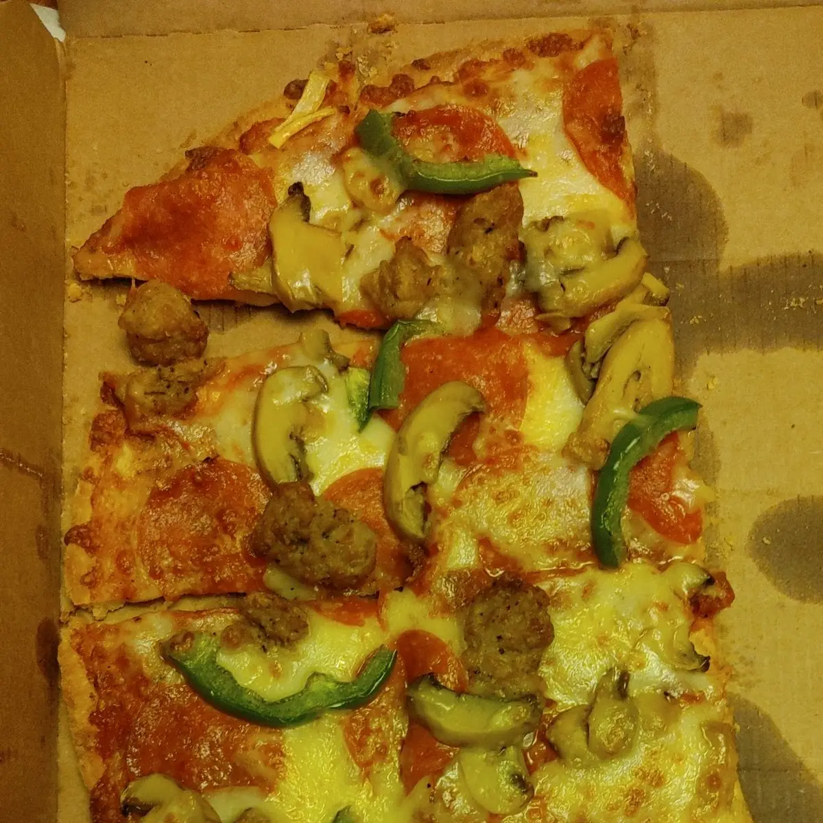 Thin Crust Supreme Pizza