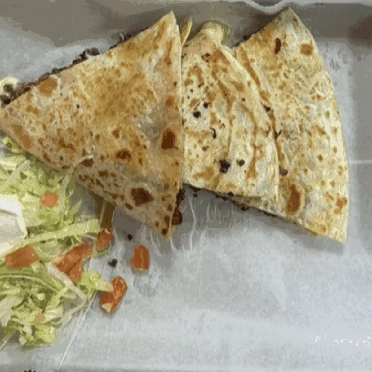 Grilled Burrito with Tortilla Chips