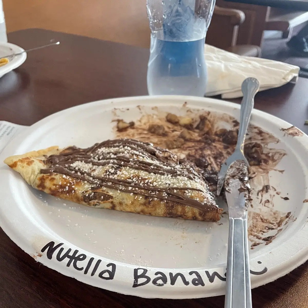 Nuttella Banana Crepe