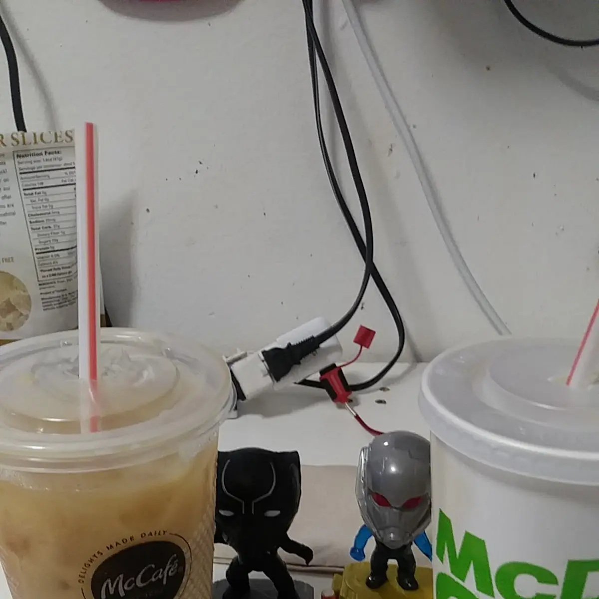 Hazel Nut Iced Coffee and Unsweet Tea
