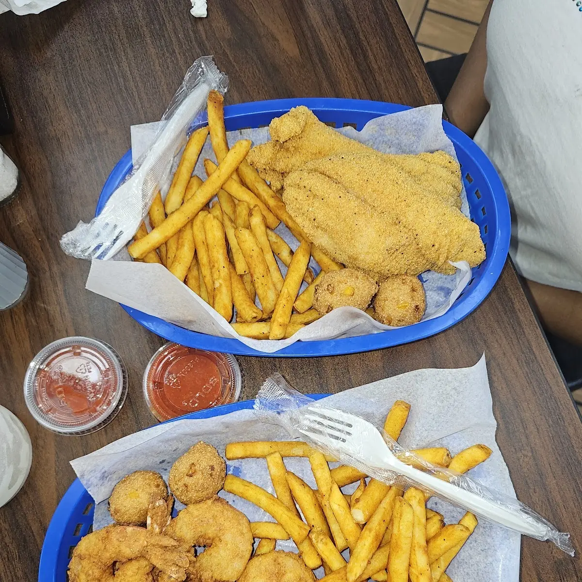 Shrimp Basket and a Catfish Basket
