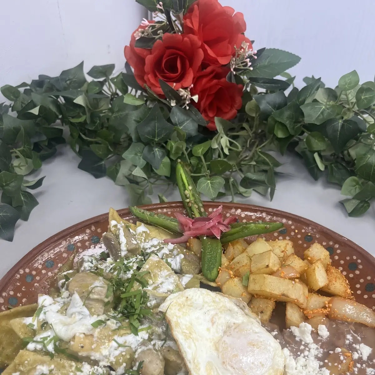 Chile Verde Chilaquiles