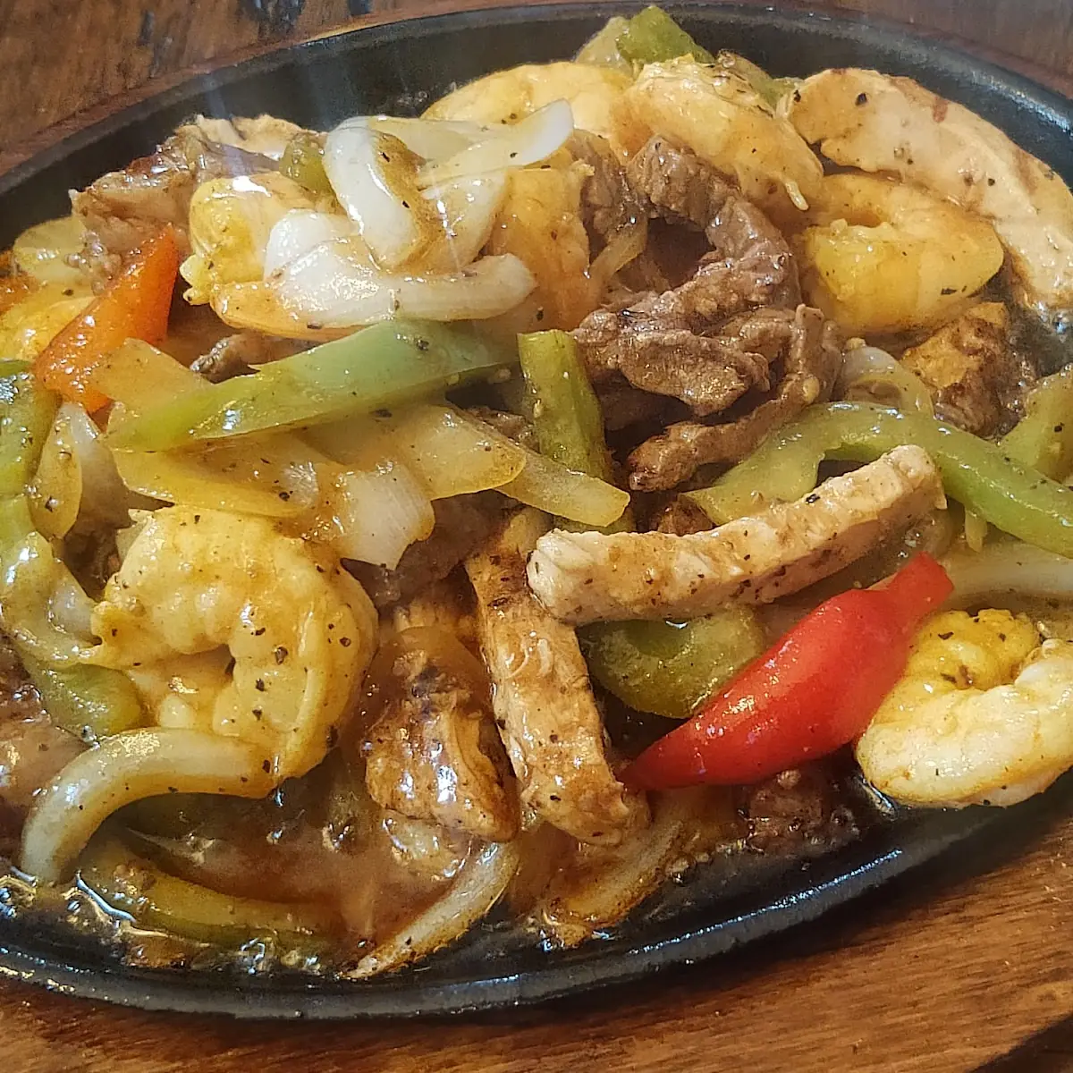 Shrimp Fajitas