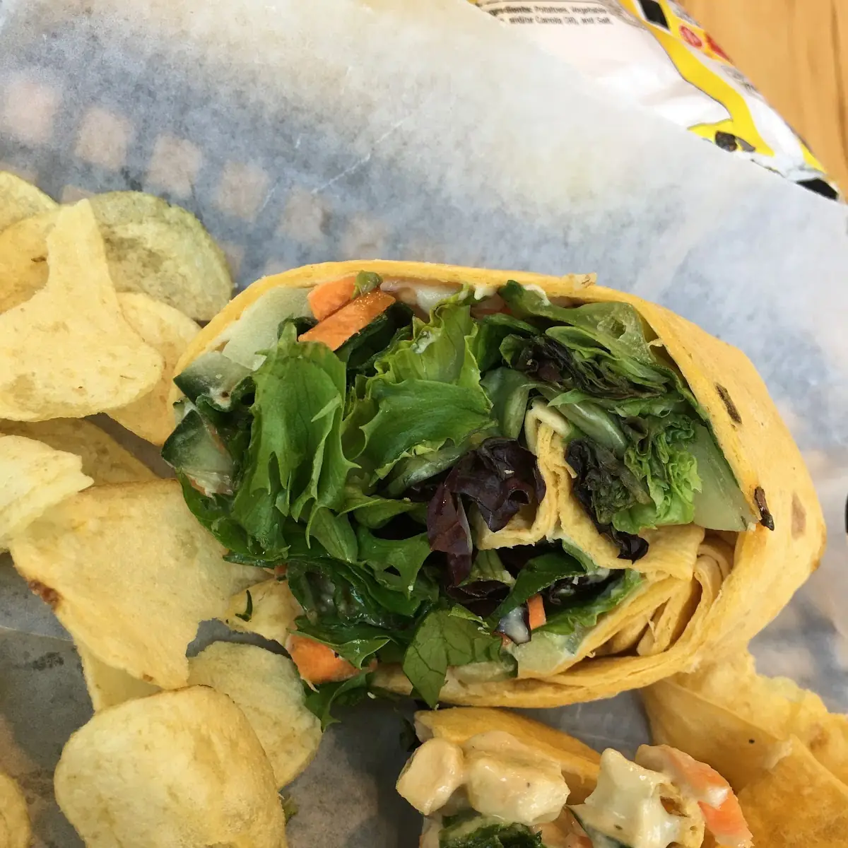 Veggie Hummus Wrap