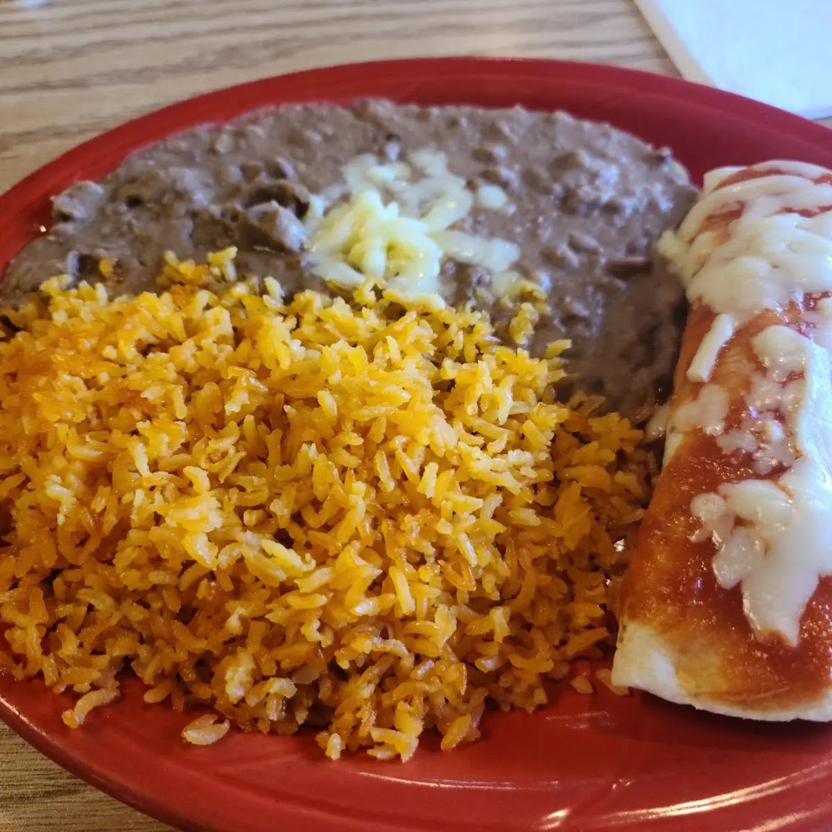 Chicken Burrito with Rice & Beans