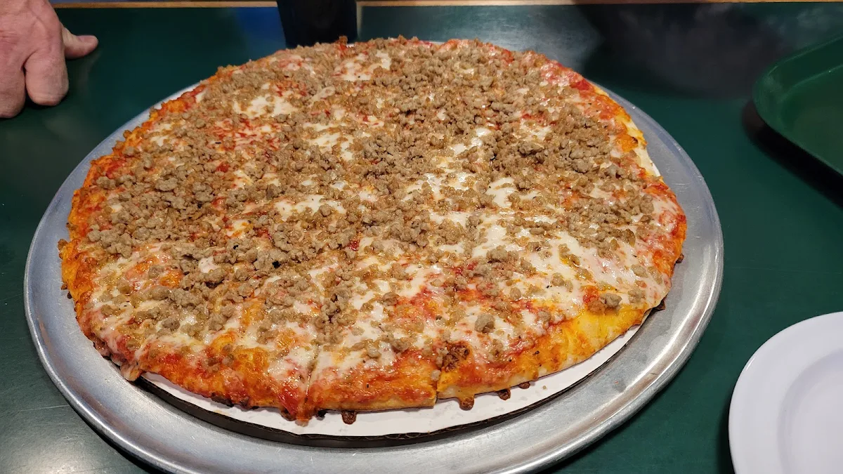 Pepperoni and Sausage Pizza