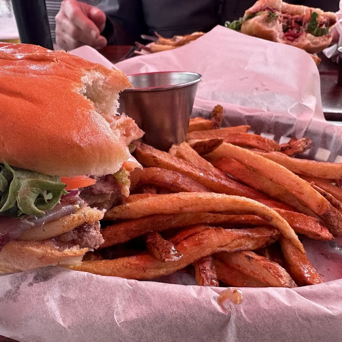 Burger and Fries