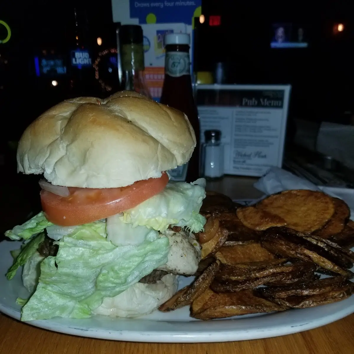 Chicken Sandwich with Homemade Chips