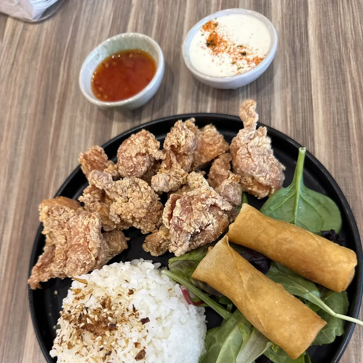 Crispy Fried Chicken Rice Bento
