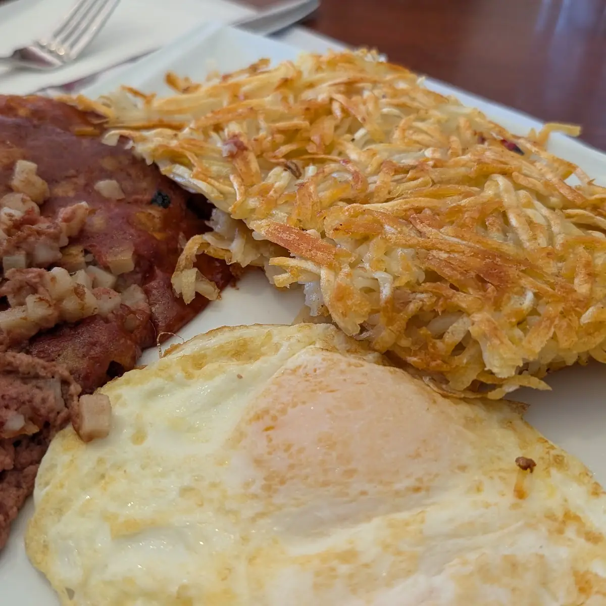 Corned Beef Hash and Eggs