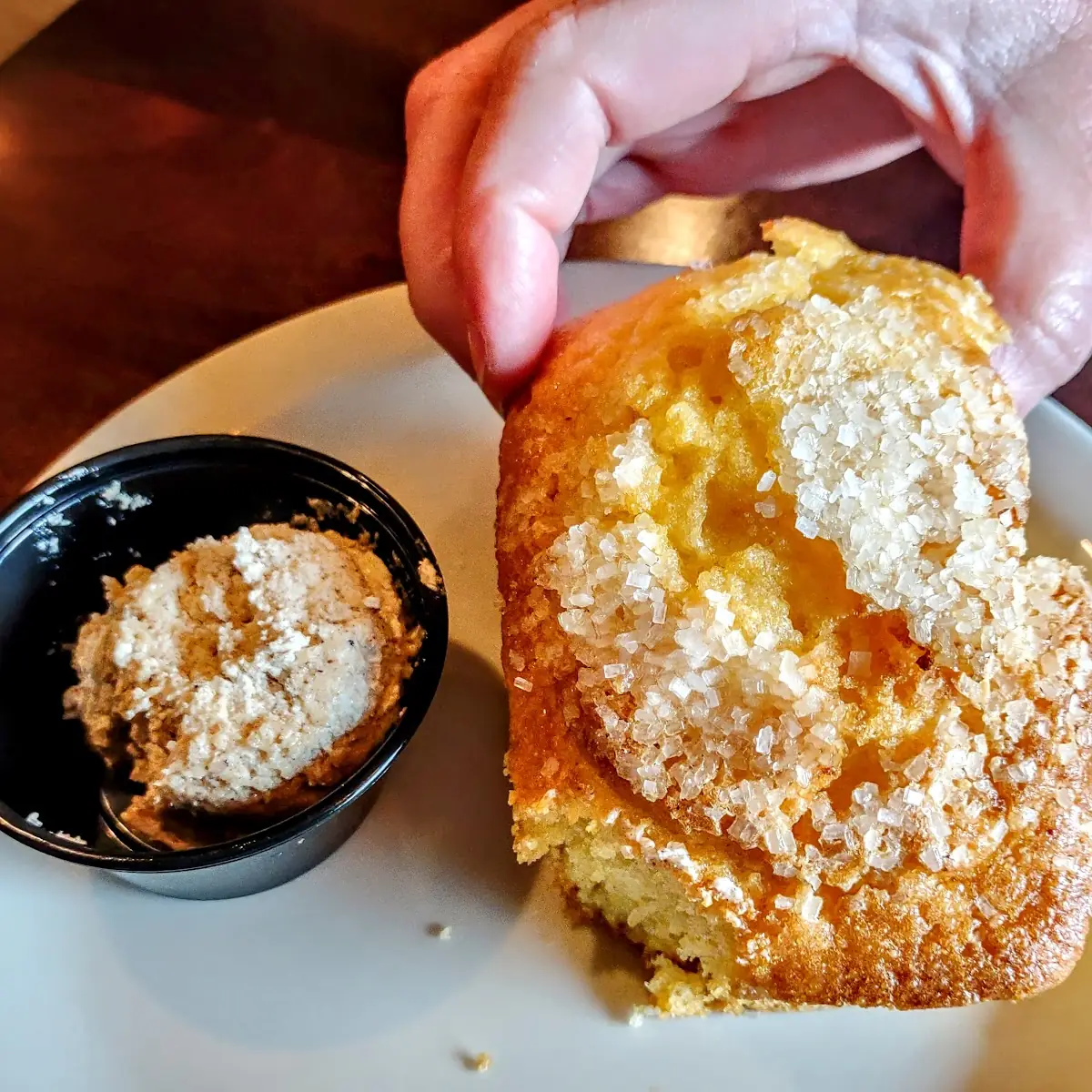 Fresh Baked Cornbread and Sweet Butter
