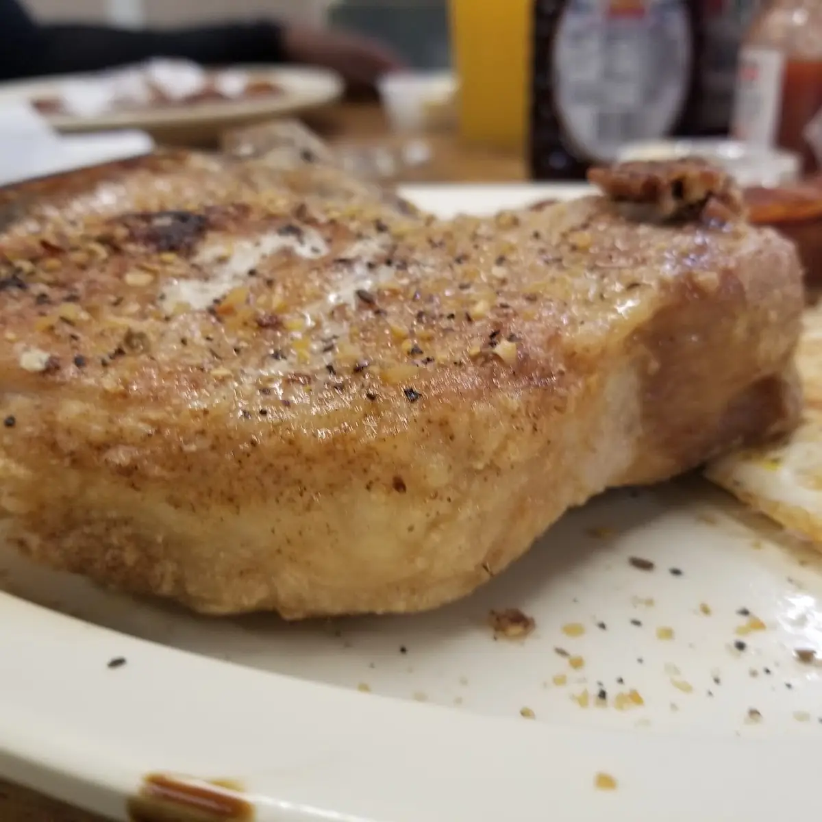 Pork Chops and Eggs