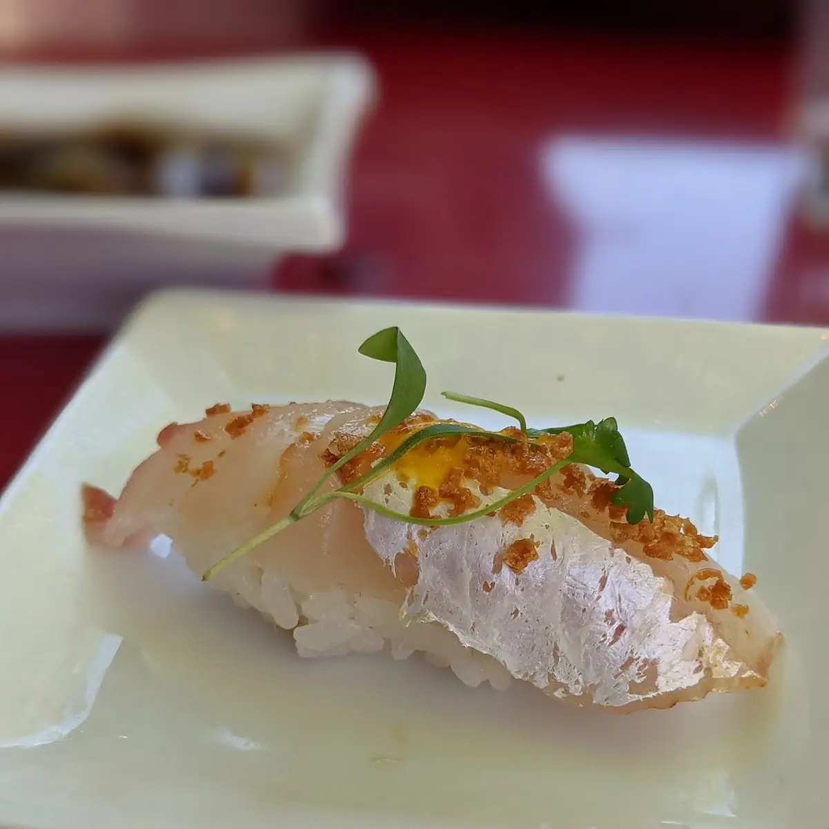Seared Snapper Nigiri
