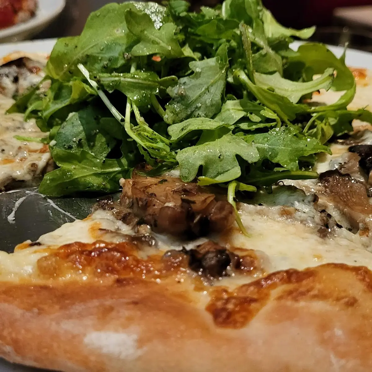 Mushroom Flatbread Pizza