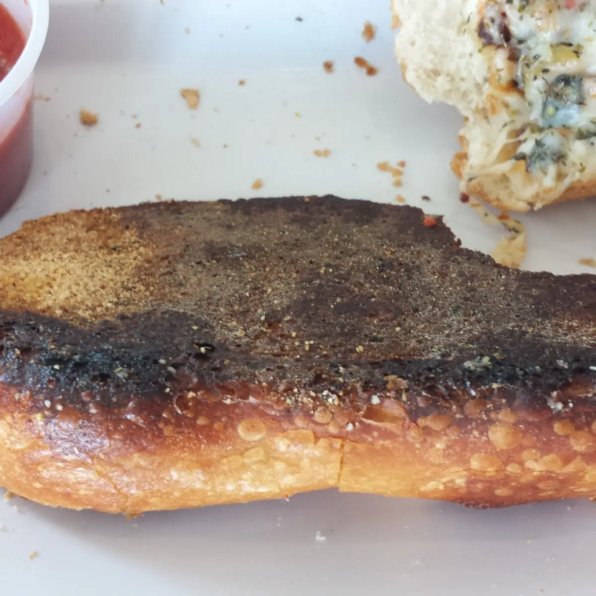 Burnt Pizza