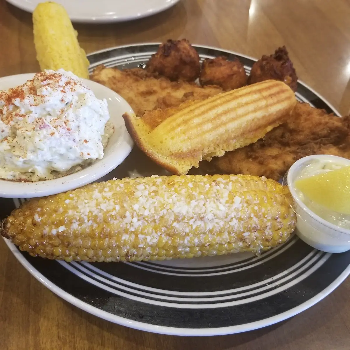 Parmesan Deep Fried Corn on the Cob