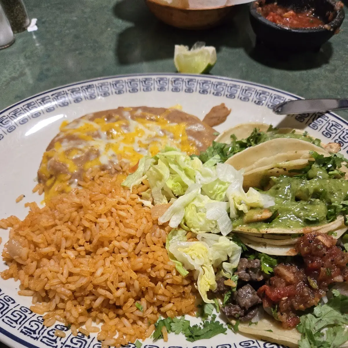 Smothered Burrito with Green Chile